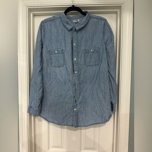 Lightweight Denim Button Down